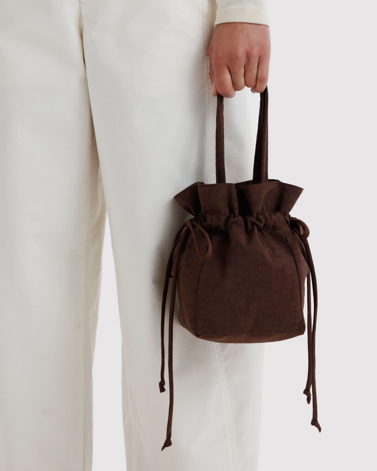Baggu Nylon Drawstring Bag | Coffee 