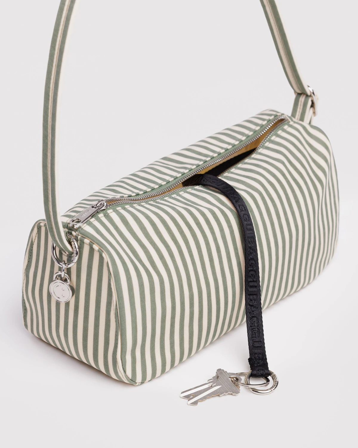 Baggu Nylon Loaf Bag | Sage Stripe