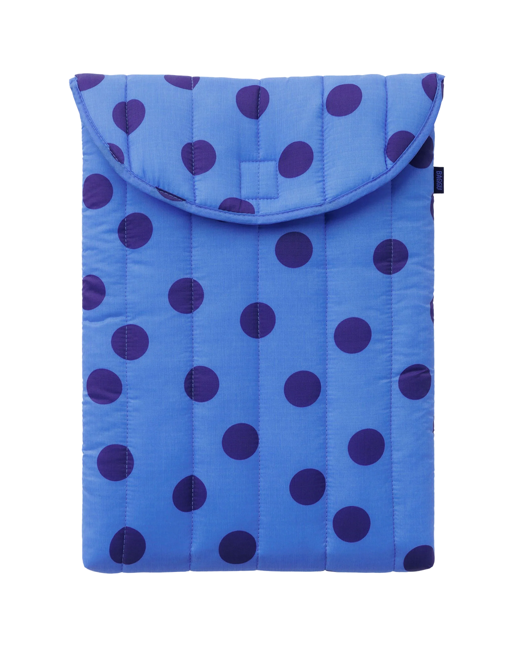 Baggu Puffy Laptop Sleeve 16" | Blue Polka Dot 