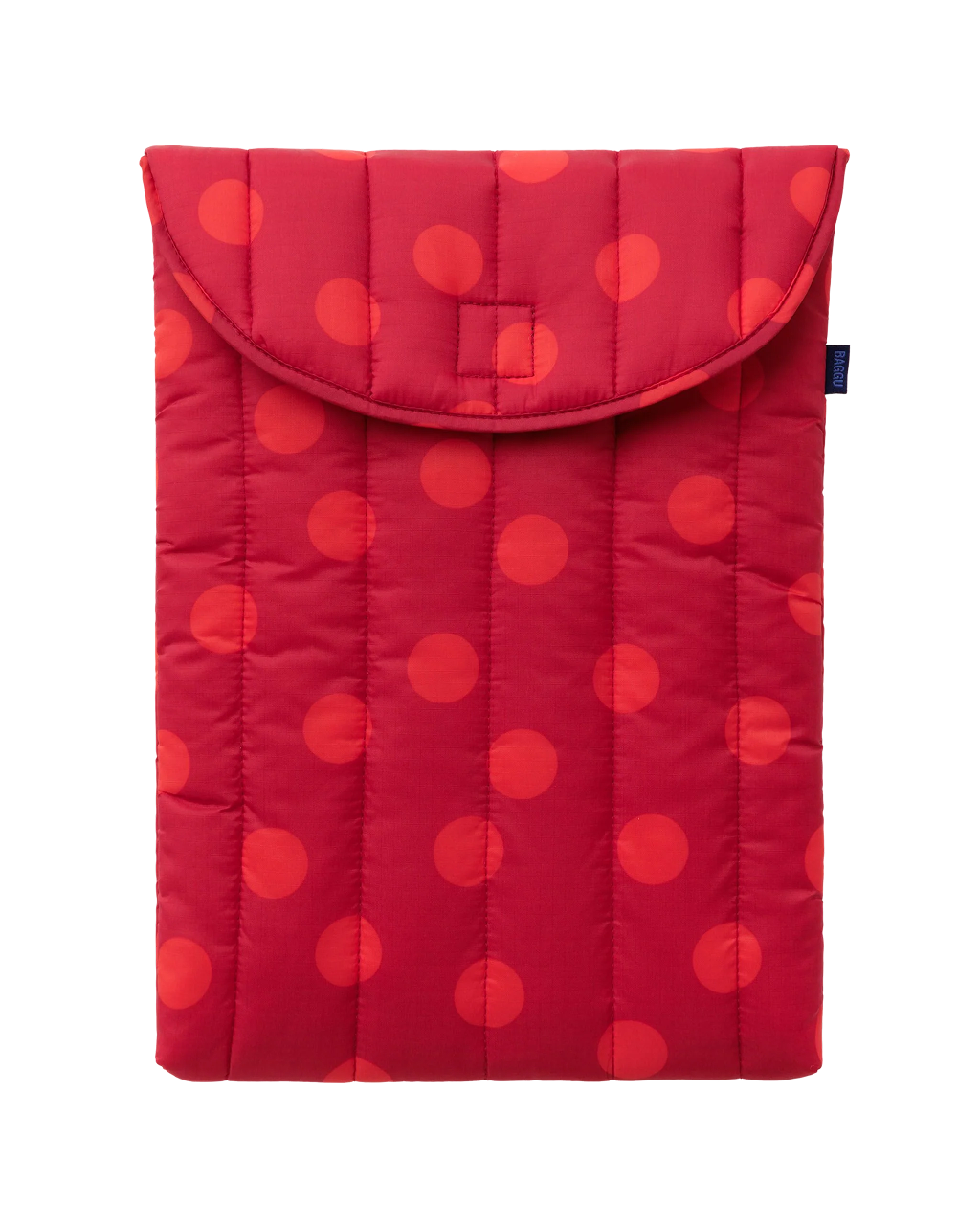 Baggu Puffy Laptop Sleeve 16" | Red Polka Dot 