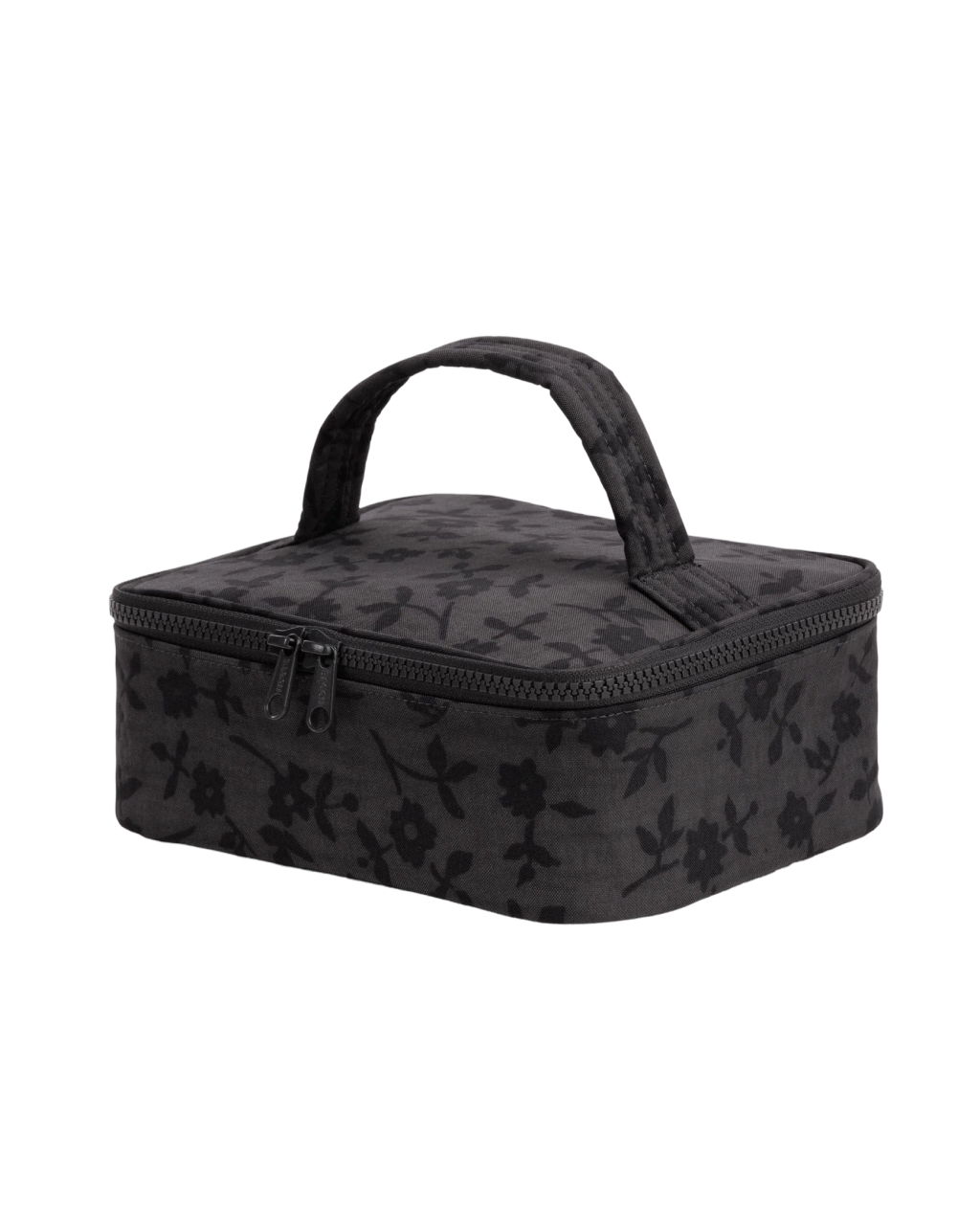 Baggu Small Cosmetic Case | Charcoal Ditsy Floral