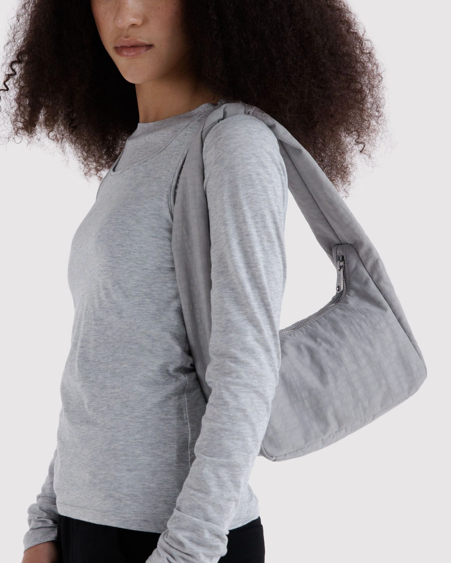Baggu Small Nylon Meringue Bag | Fog 