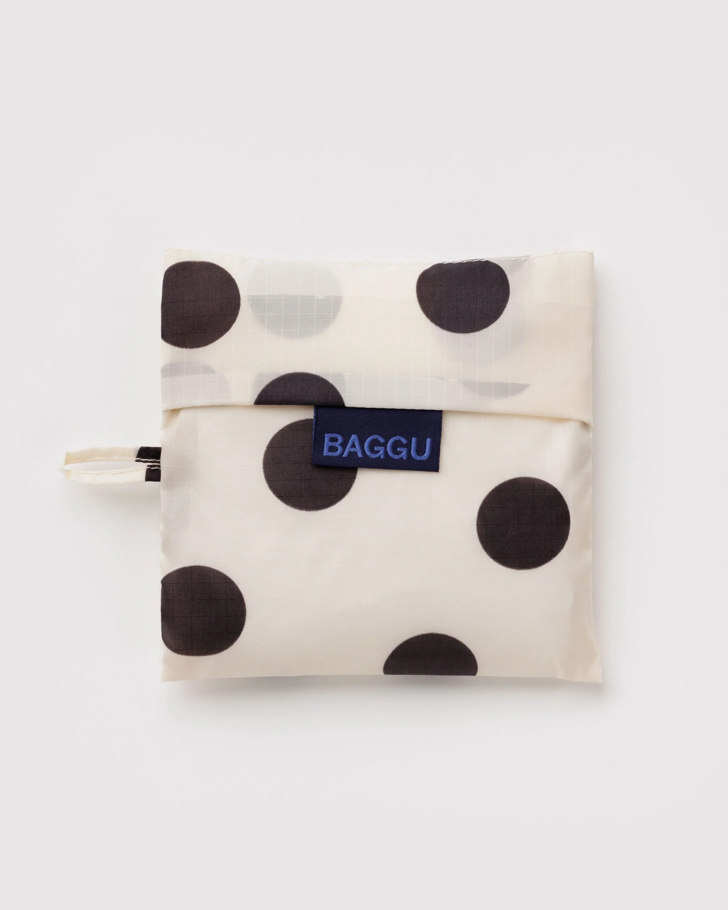 Baggu Standard Reusable Bag | Cream and Black Polka Dot 