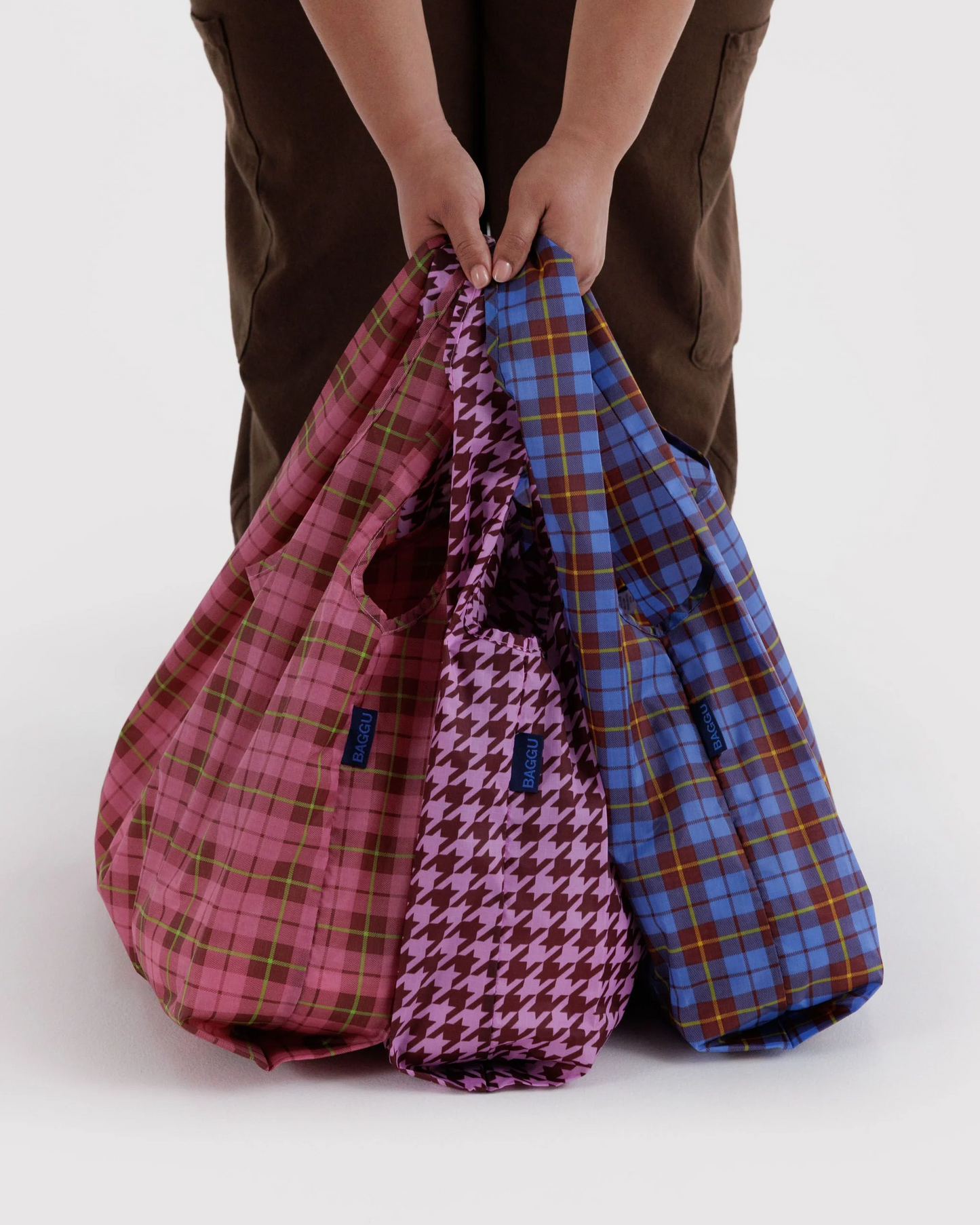 Baggu Standard Set of 3 | Check Mix 