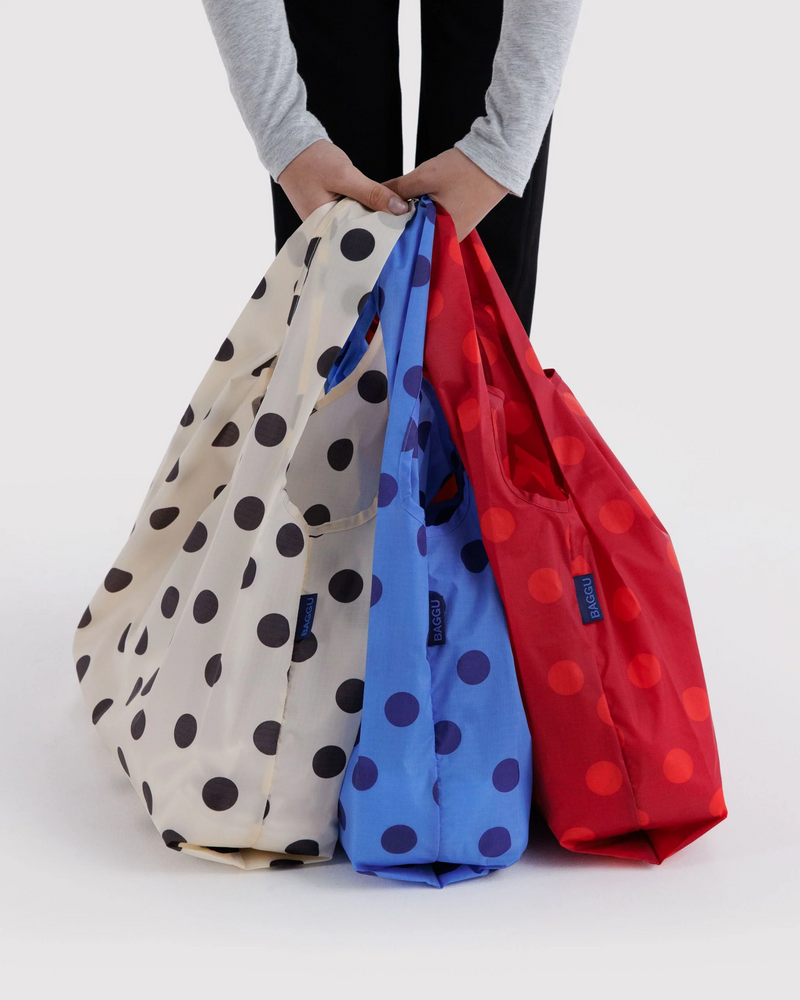 Baggu Standard Set of 3 | Polka Dot Mix 