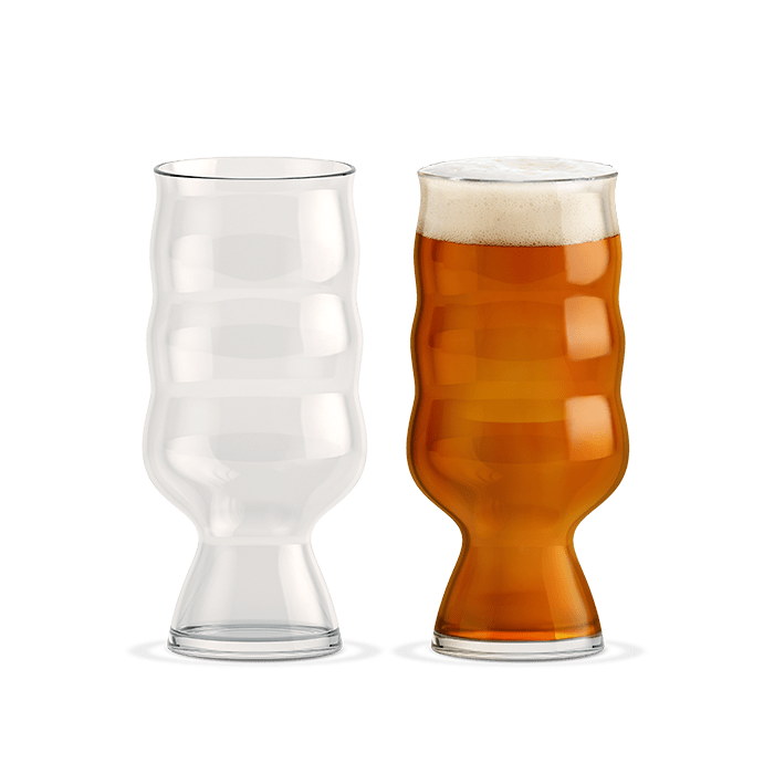 Holmegaard x Mikkeller IPA Beer Glass, Clear, 16.9 Oz, 2 Pcs.