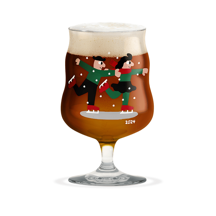 Holmegaard x Mikkeller Universal Beer Christmas Glass, 13.5 Oz