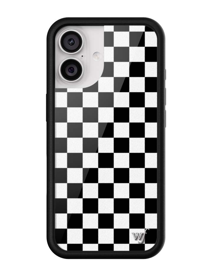 Checkers | Black iPhone Case