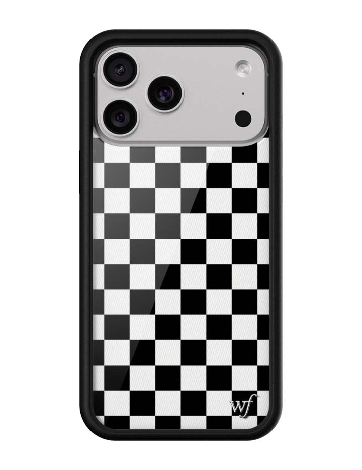 Checkers | Black iPhone Case