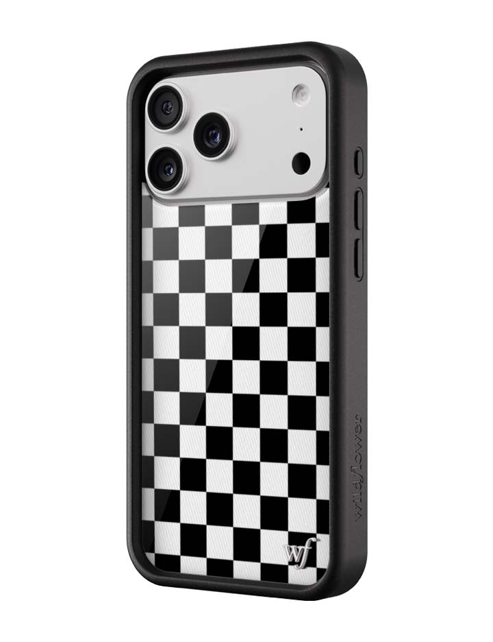Checkers | Black iPhone Case