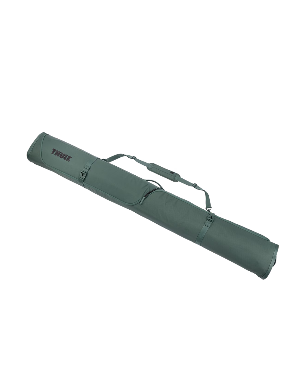 Carrying Thule Roundtrip Ski Bag 192cm | Hazy Green