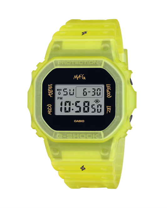 
Casio G-Shock x J Balvin DWE5600JB-1A9 Watch | Matte Yellow