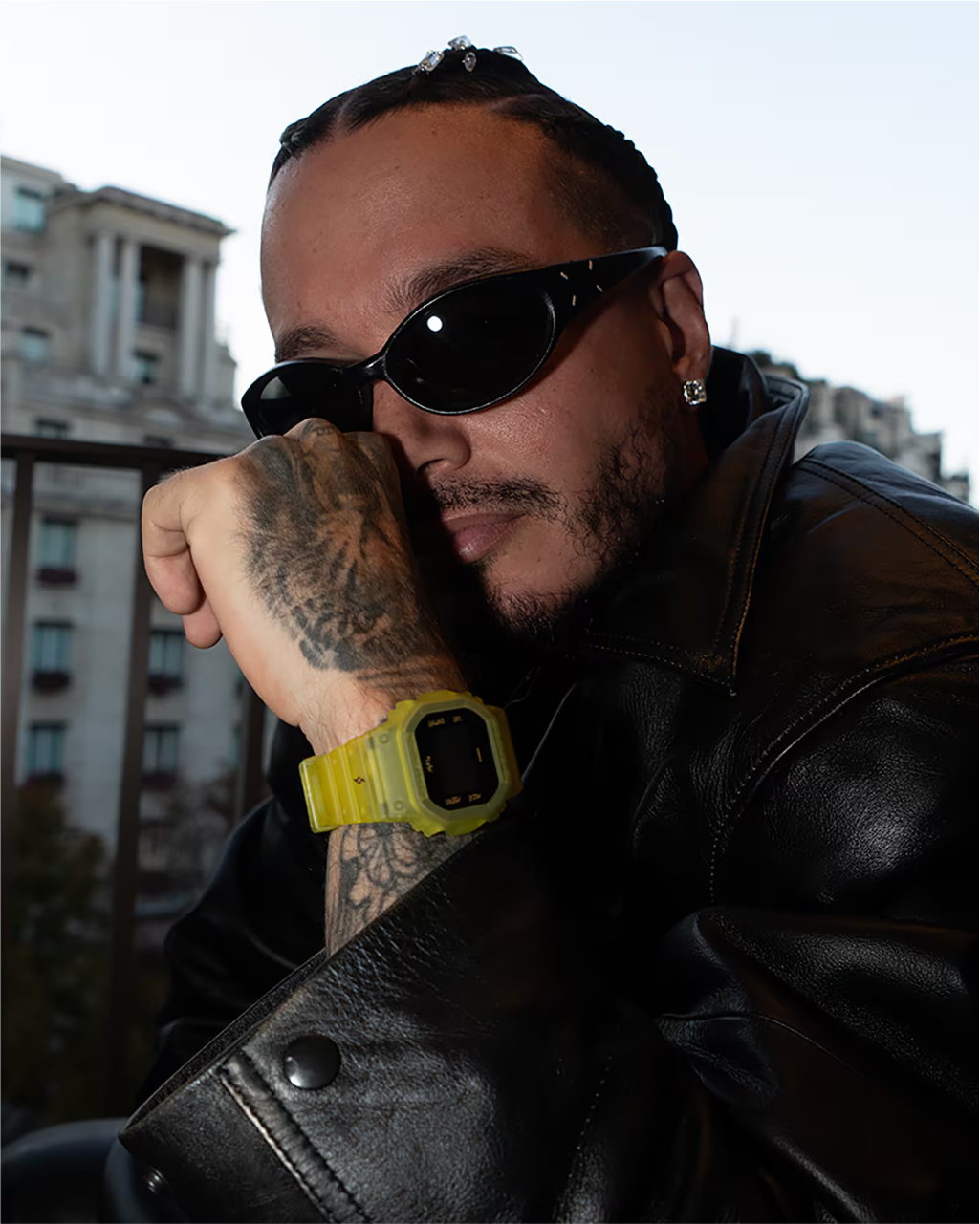 Casio G-Shock x J Balvin DWE5600JB-1A9 Watch | Matte Yellow