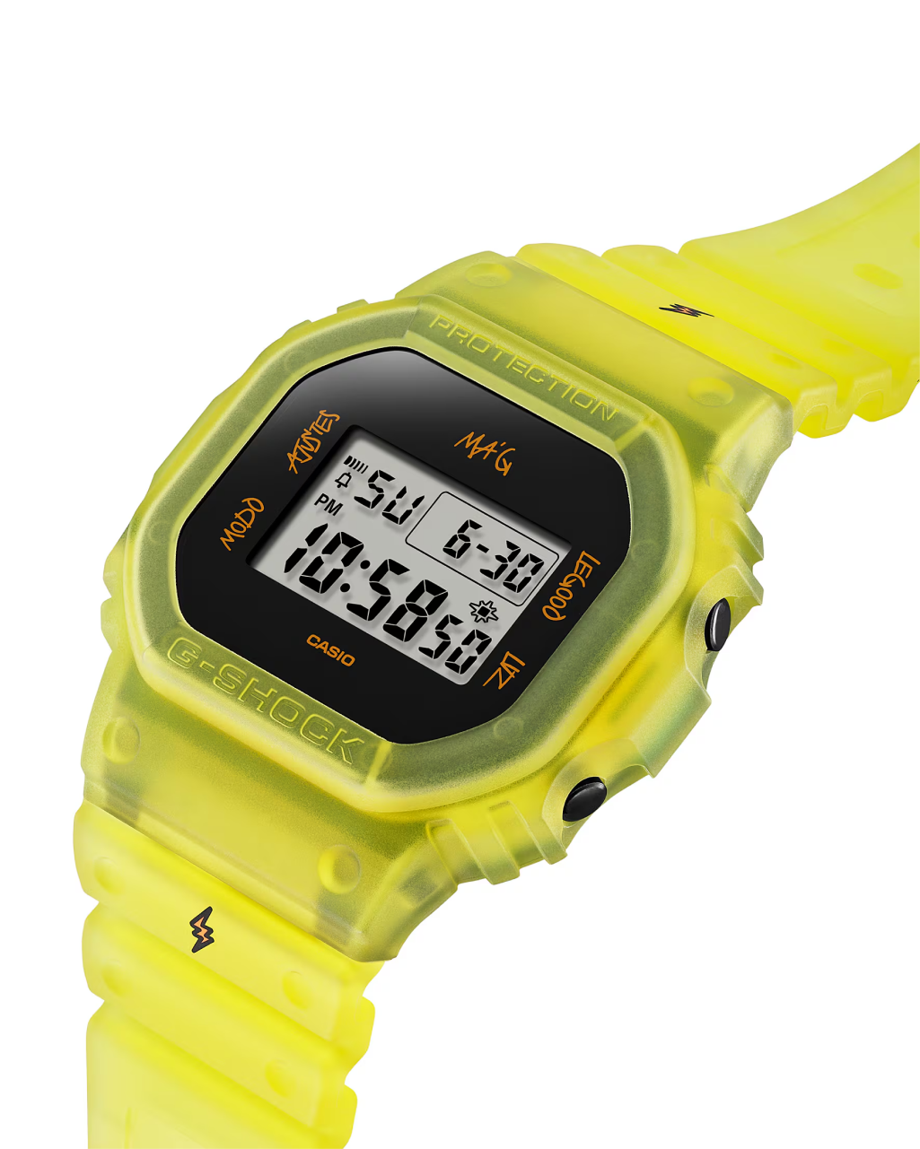 Casio G-Shock x J Balvin DWE5600JB-1A9 Watch | Matte Yellow