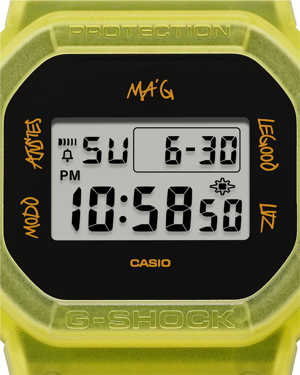 Casio G-Shock x J Balvin DWE5600JB-1A9 Watch | Matte Yellow