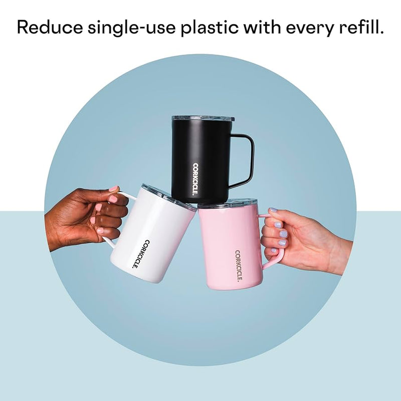 Corkcicle Origins Coffee Mug - 22oz | Snow Leopard