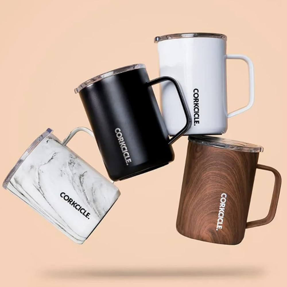Corkcicle Origins Coffee Mug - 22oz | Walnut Wood