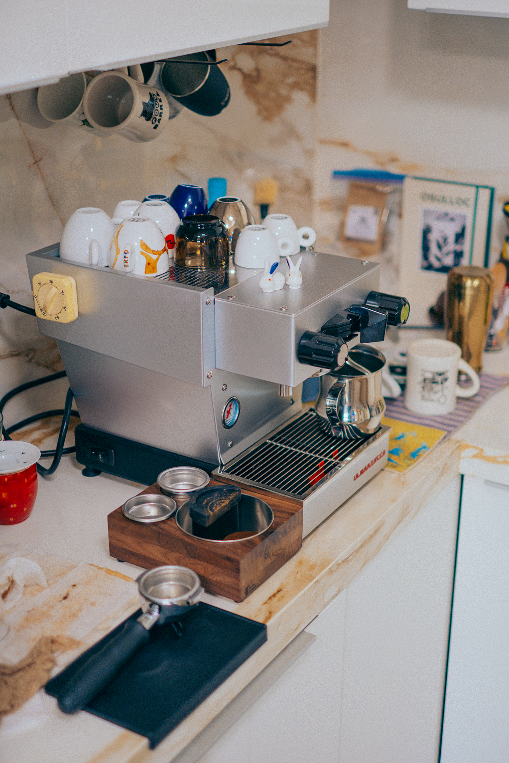 Saint Anthony Industries The Bloc Espresso Knock Box + Tamp Station