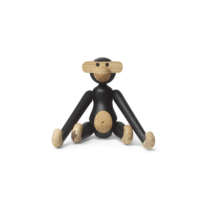 Kay Bojesen Monkey, Dark Stained Oak, Mini