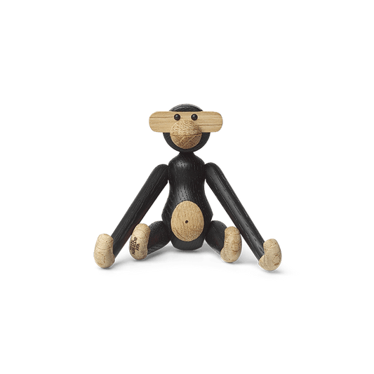 Kay Bojesen Monkey, Dark Stained Oak, Mini