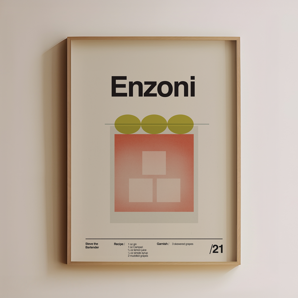 Enzoni - Steve the Bartender Cocktail