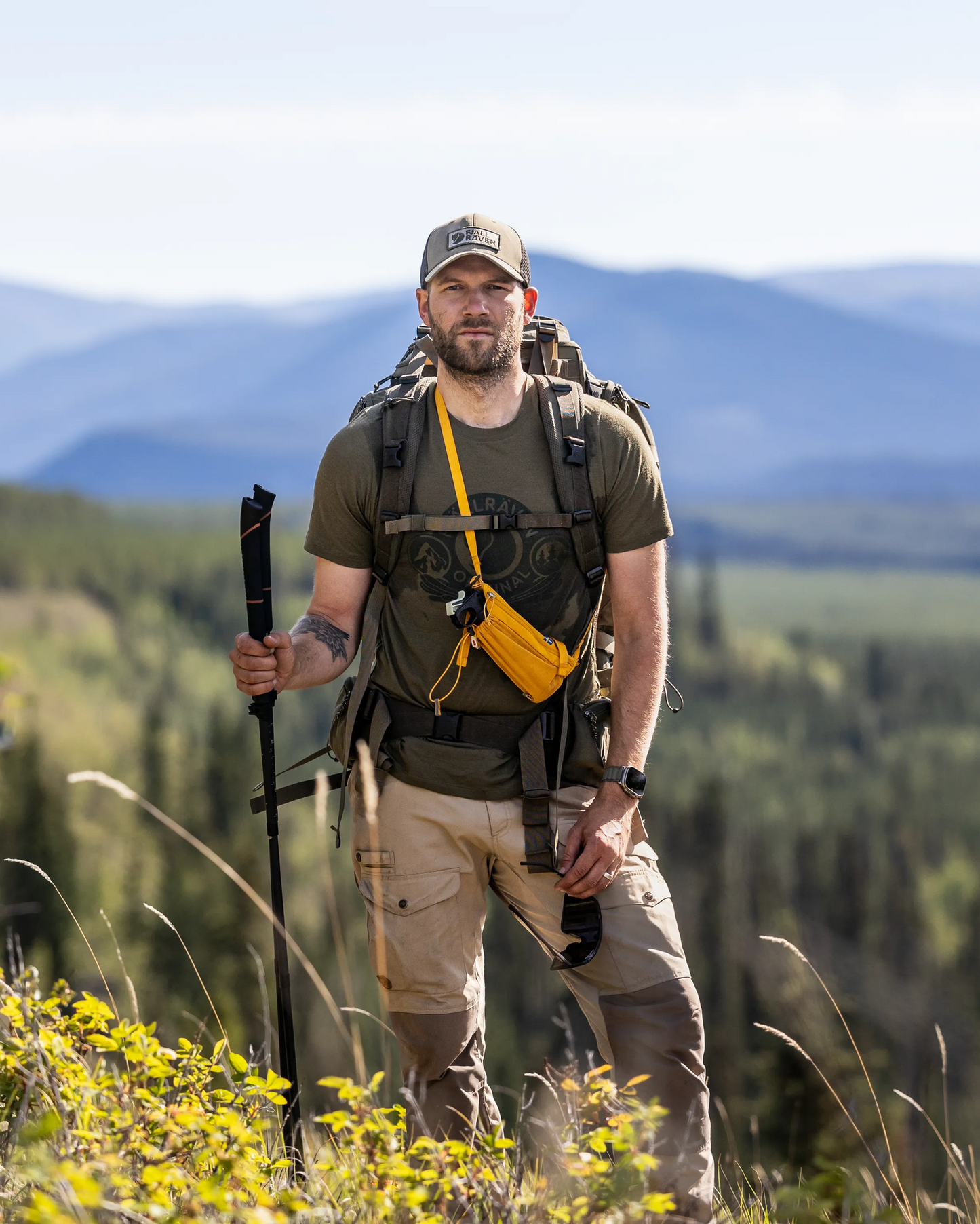 Fjallraven Abisko Bottle Sling | Black