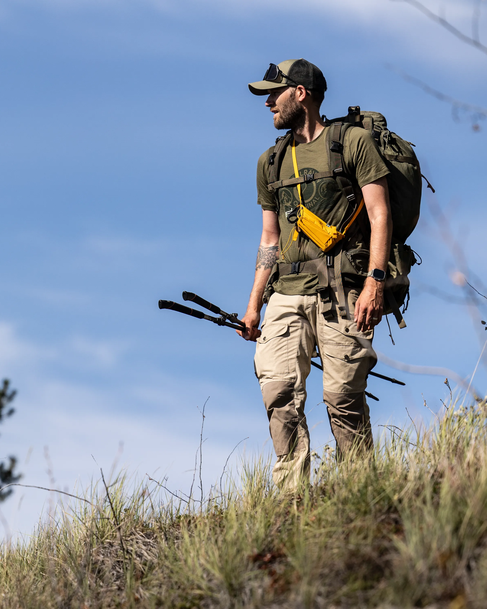 Fjallraven Abisko Bottle Sling | Black