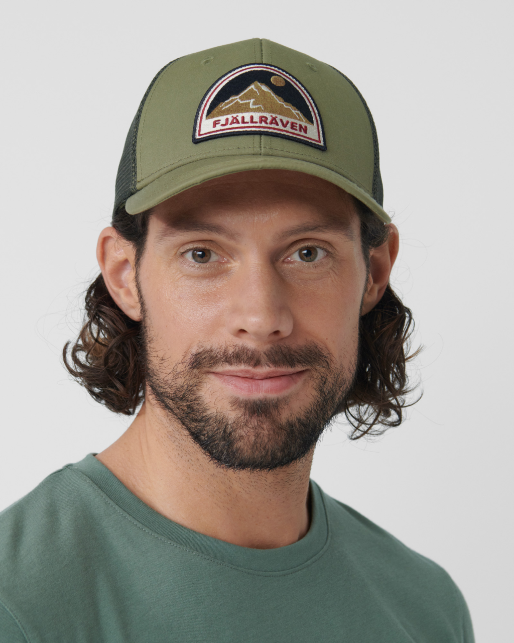 Fjallraven Badge Langtradarkeps Hat | Green