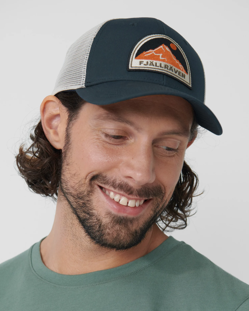 Fjallraven Badge Langtradarkeps Hat | Navy