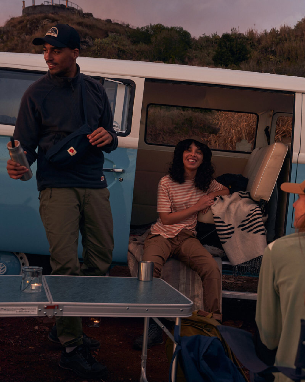 Fjallraven Badge Langtradarkeps Hat | Navy