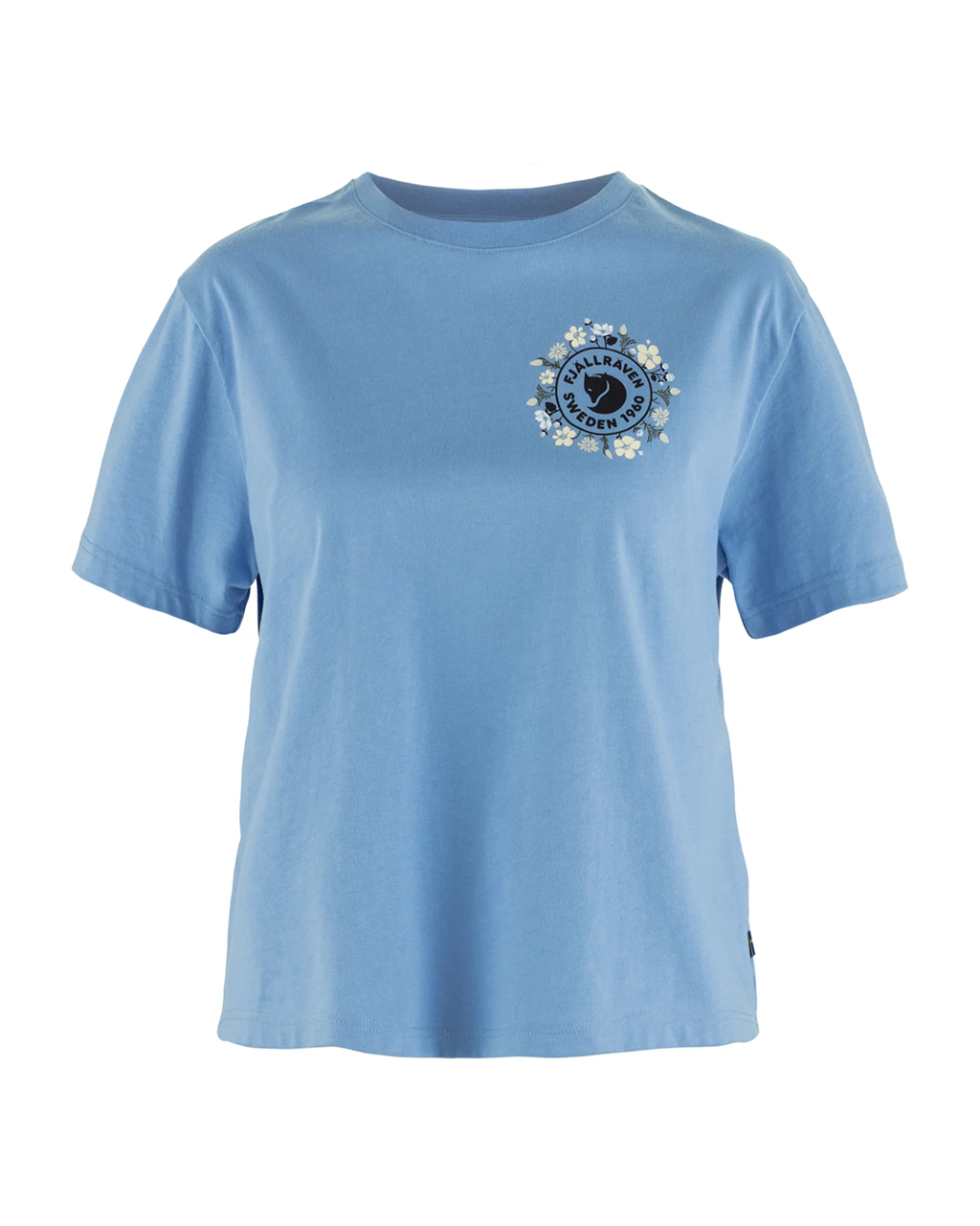 Fjallraven Fjällblomster Logo T-shirt - Women's | Ultramarine
