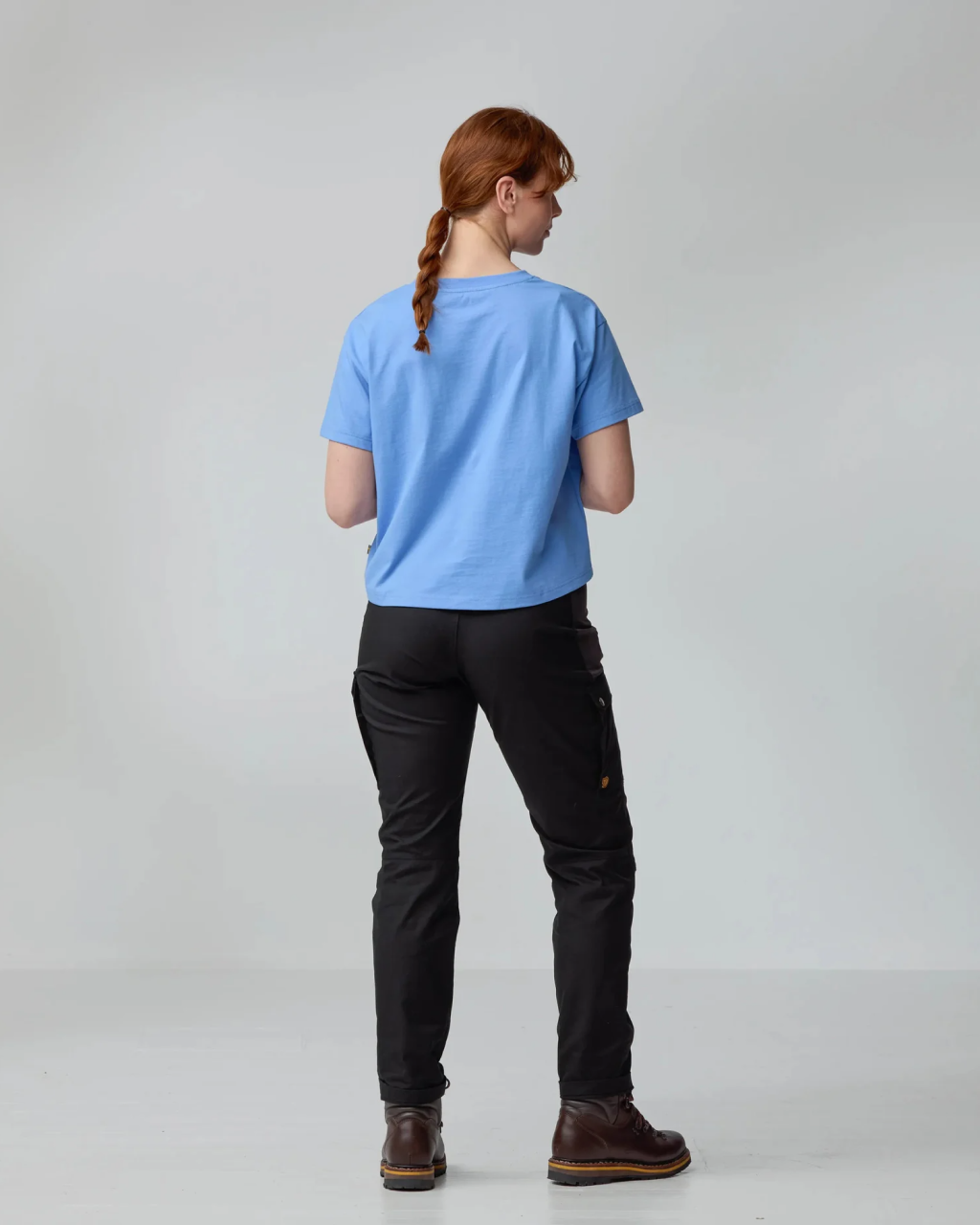 Fjallraven Fjällblomster Logo T-shirt - Women's | Ultramarine