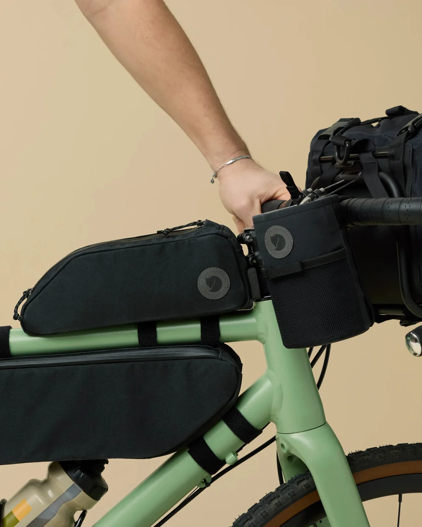 Fjallraven Hoja Top Tube Bag | Black