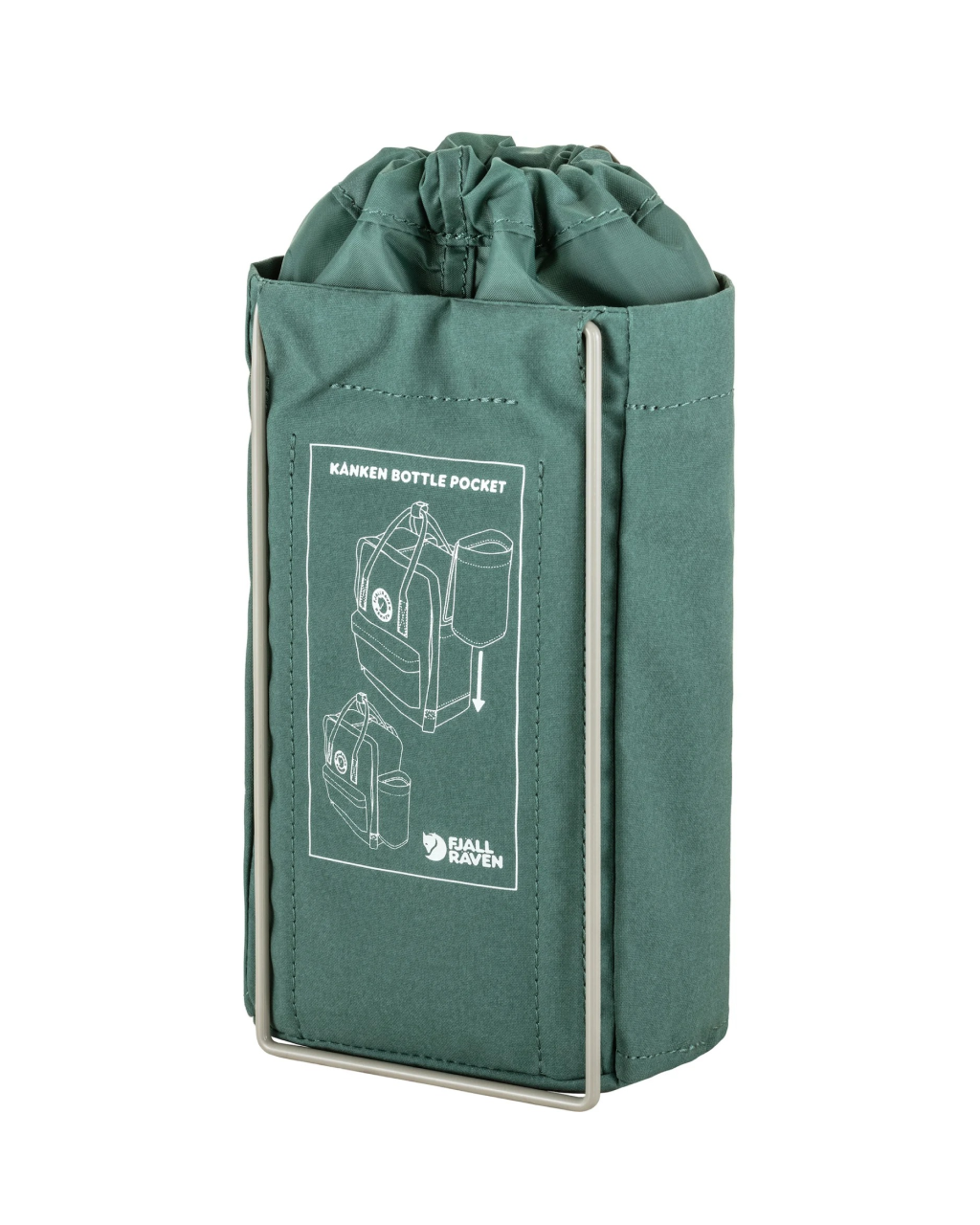Fjallraven Kanken Bottle Pocket | Frost Green