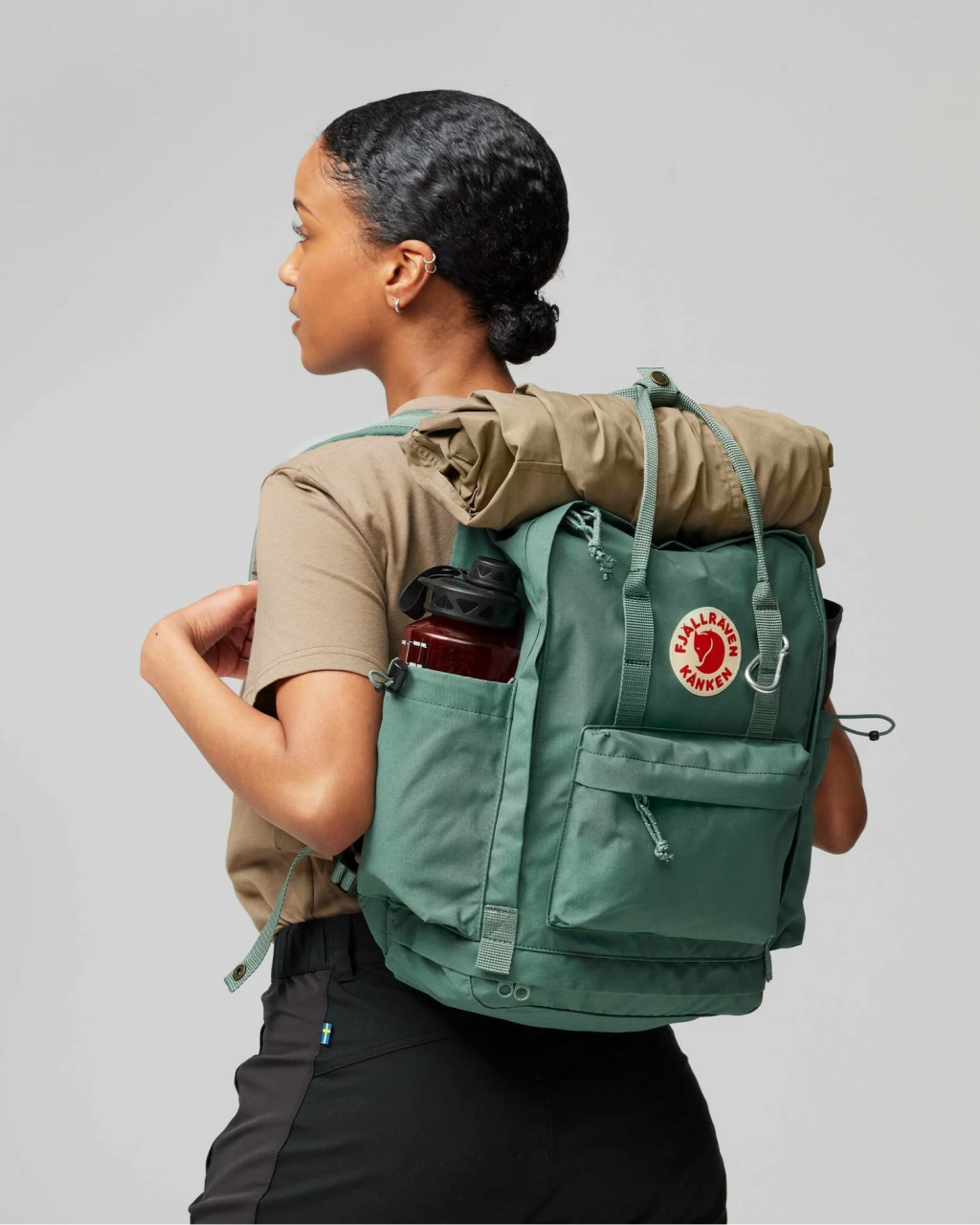 Fjallraven Kanken Outlong | Frost Green