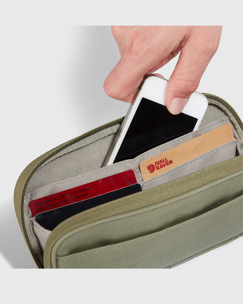 Fjallraven Kanken Travel Wallet | Dark Olive