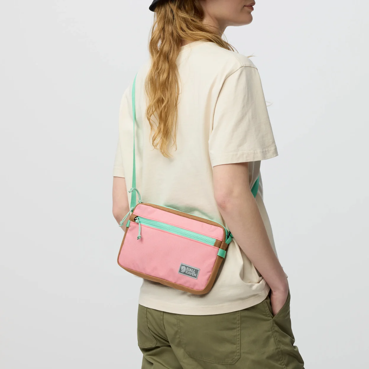 Fjallraven Vardag Pocket Large | Poppy Pink/Khaki Dust