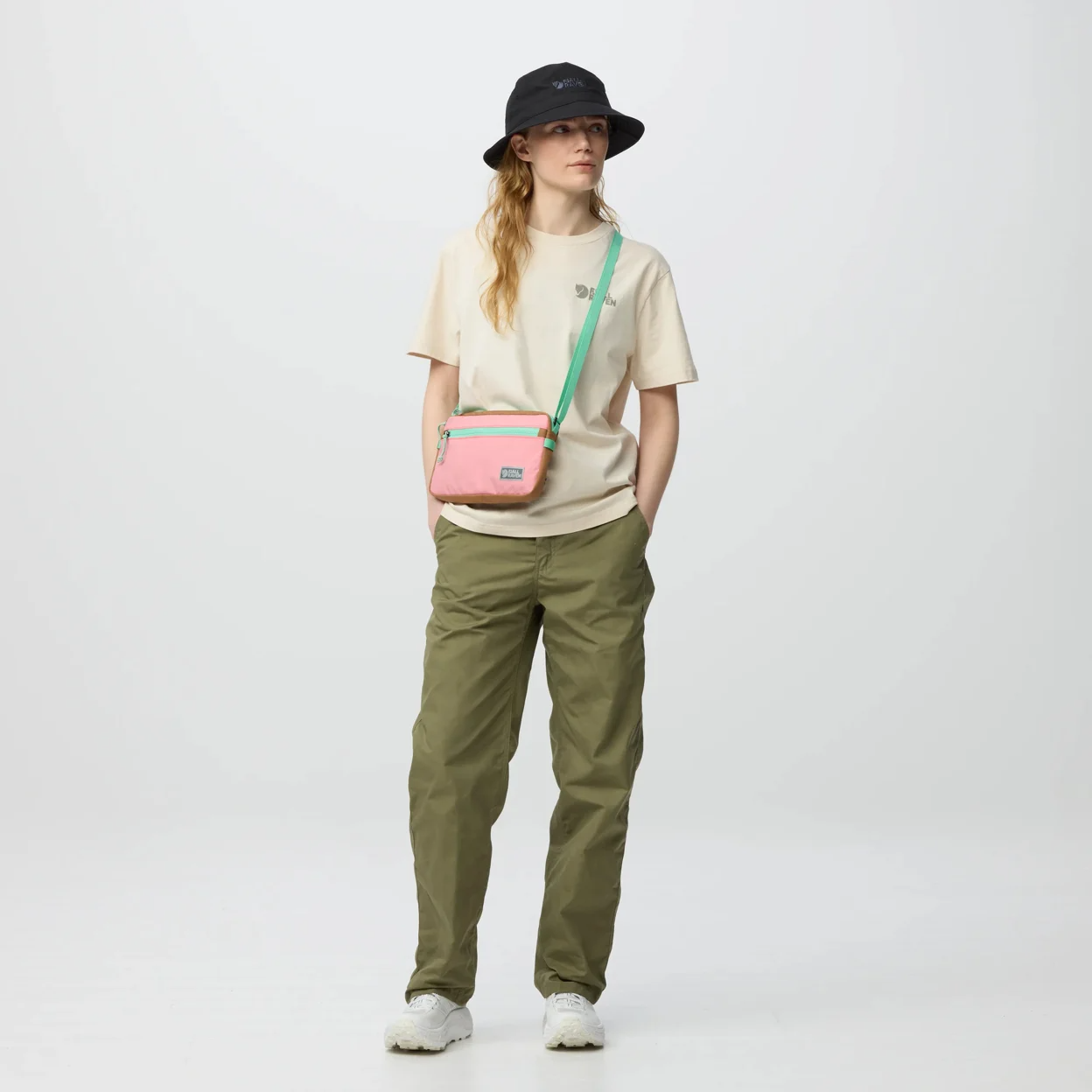 Fjallraven Vardag Pocket Large | Poppy Pink/Khaki Dust