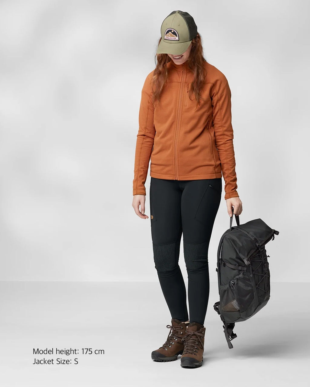 Fjallraven Women's Abisko Lite Fleece Jacket | Orange