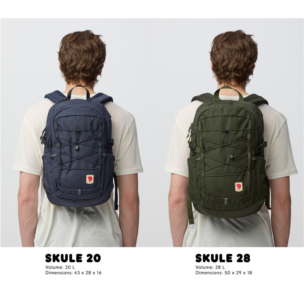 Fjallraven Skule 28 Size Comparison | Nimbus Blue