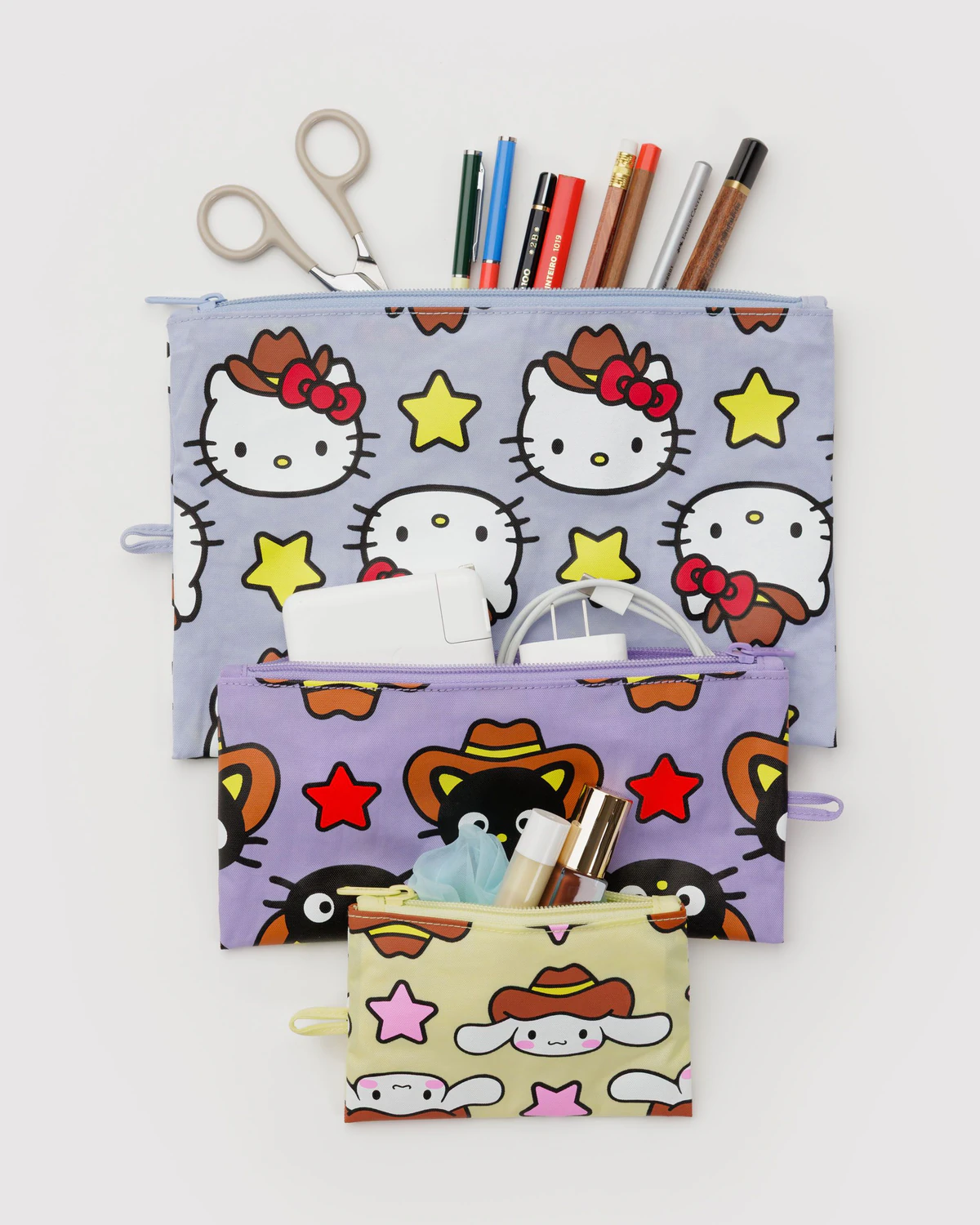 Flat Pouch Set | Hello Kitty & Friends Western