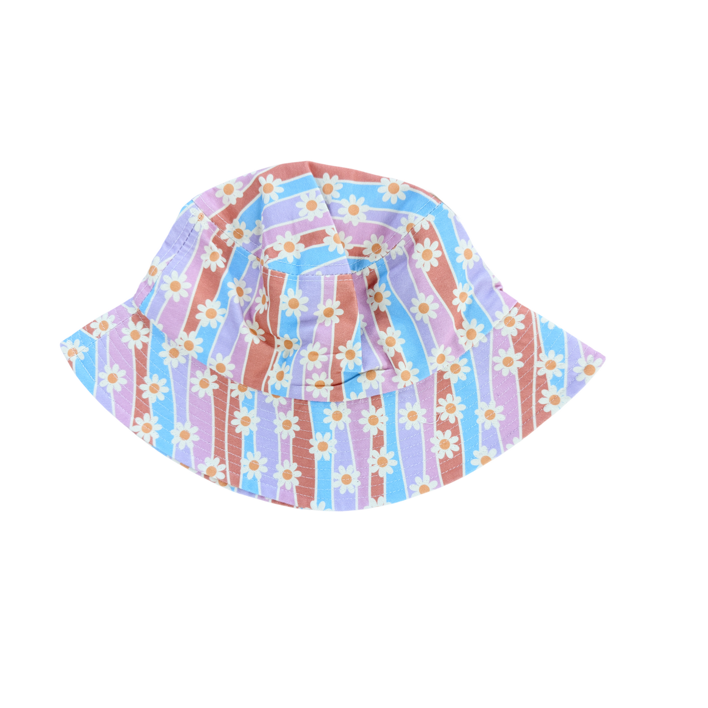 Katydid Vintage Bucket Hat - Pink Daisies