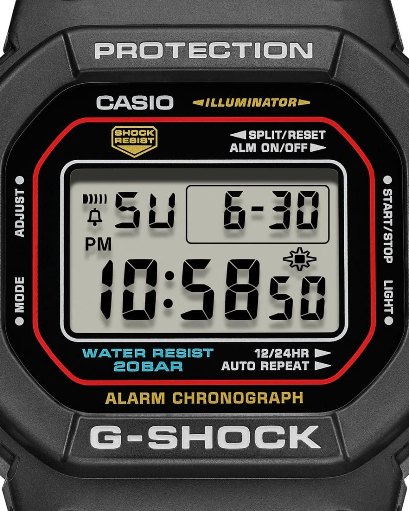 G-Shock DW5600RL-1 Digital 5600 Series Quartz Watch | Black