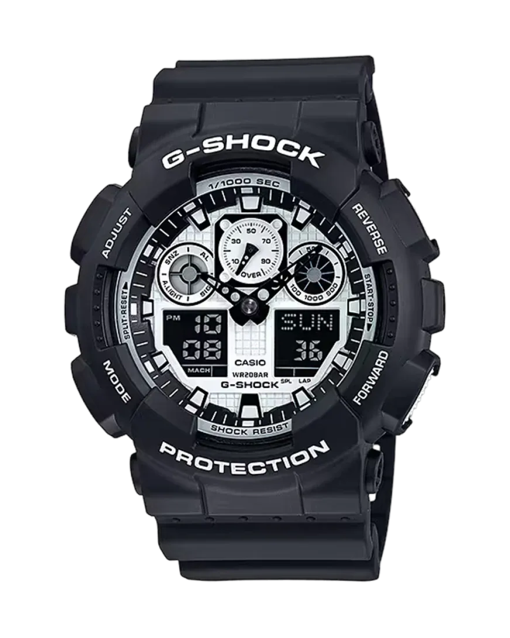 G-Shock GA-100BW-1ACR | Black White