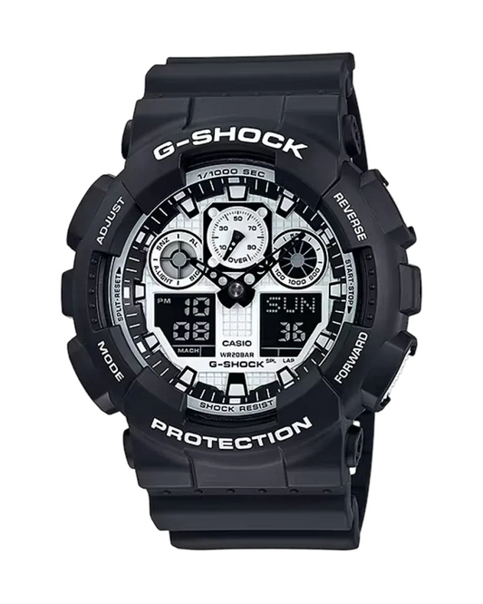 G-Shock GA-100BW-1ACR | Black White