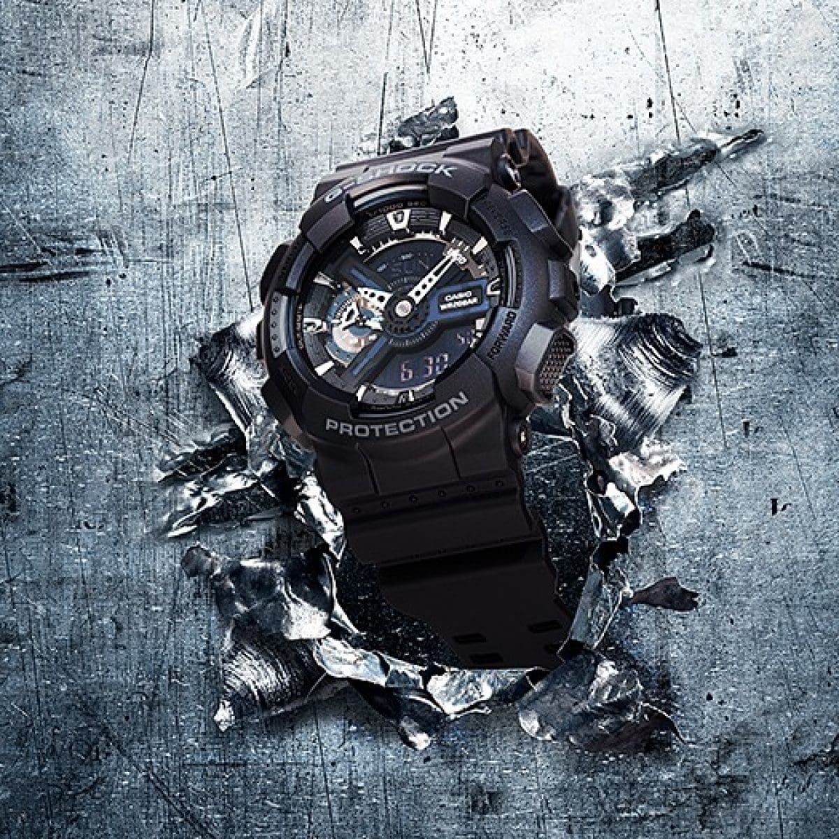 G-Shock GA110-1B Analog-Digital Watch | Black