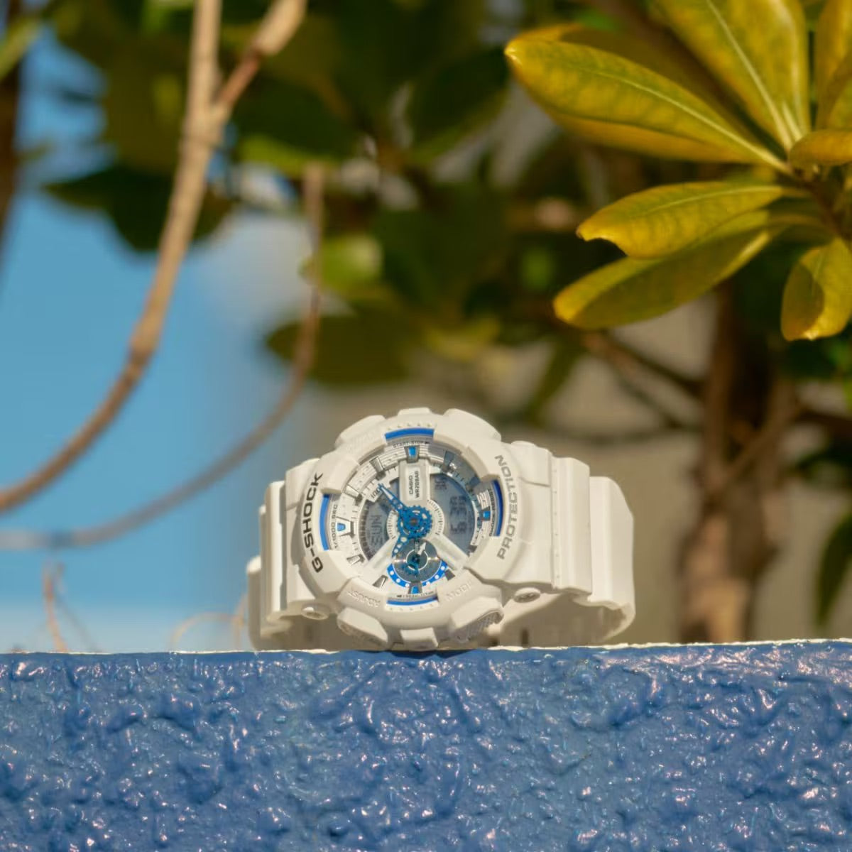 G-Shock GA110HDS-7A | White | Side View