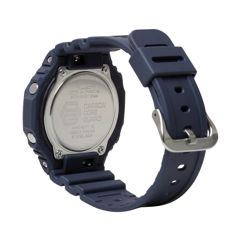 G-Shock GA2100AS-2A Analog Digital Watch | Navy Blue