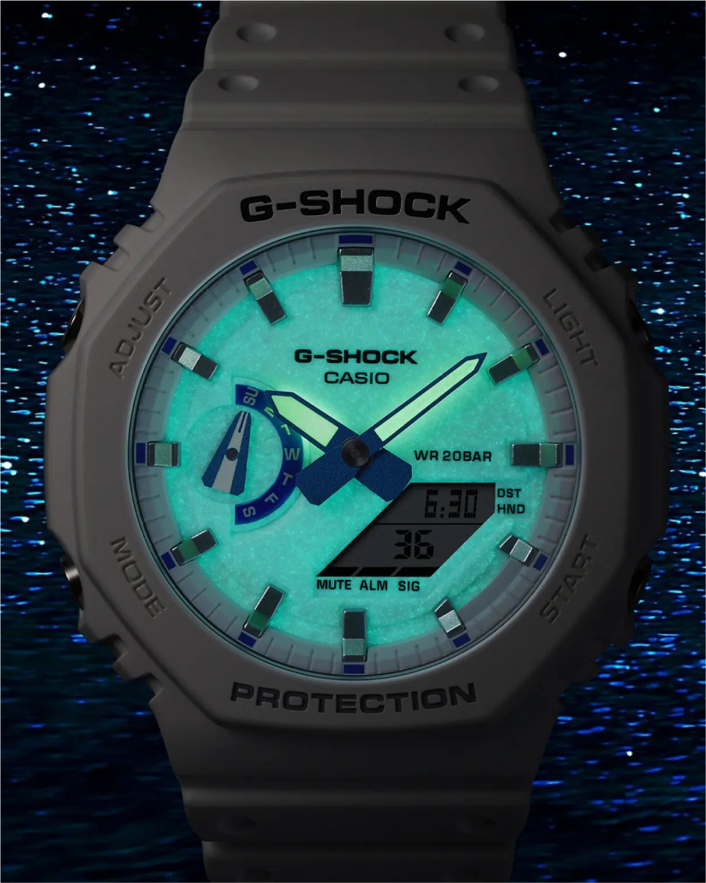 G-Shock GA2100HDS-7A | White
