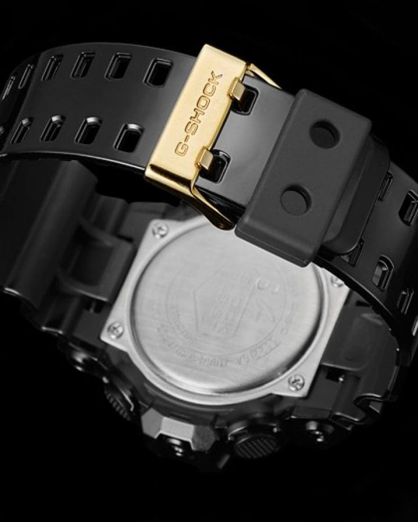 G-Shock GA710GB-1ACR Mens Gold Watch | Black Gold